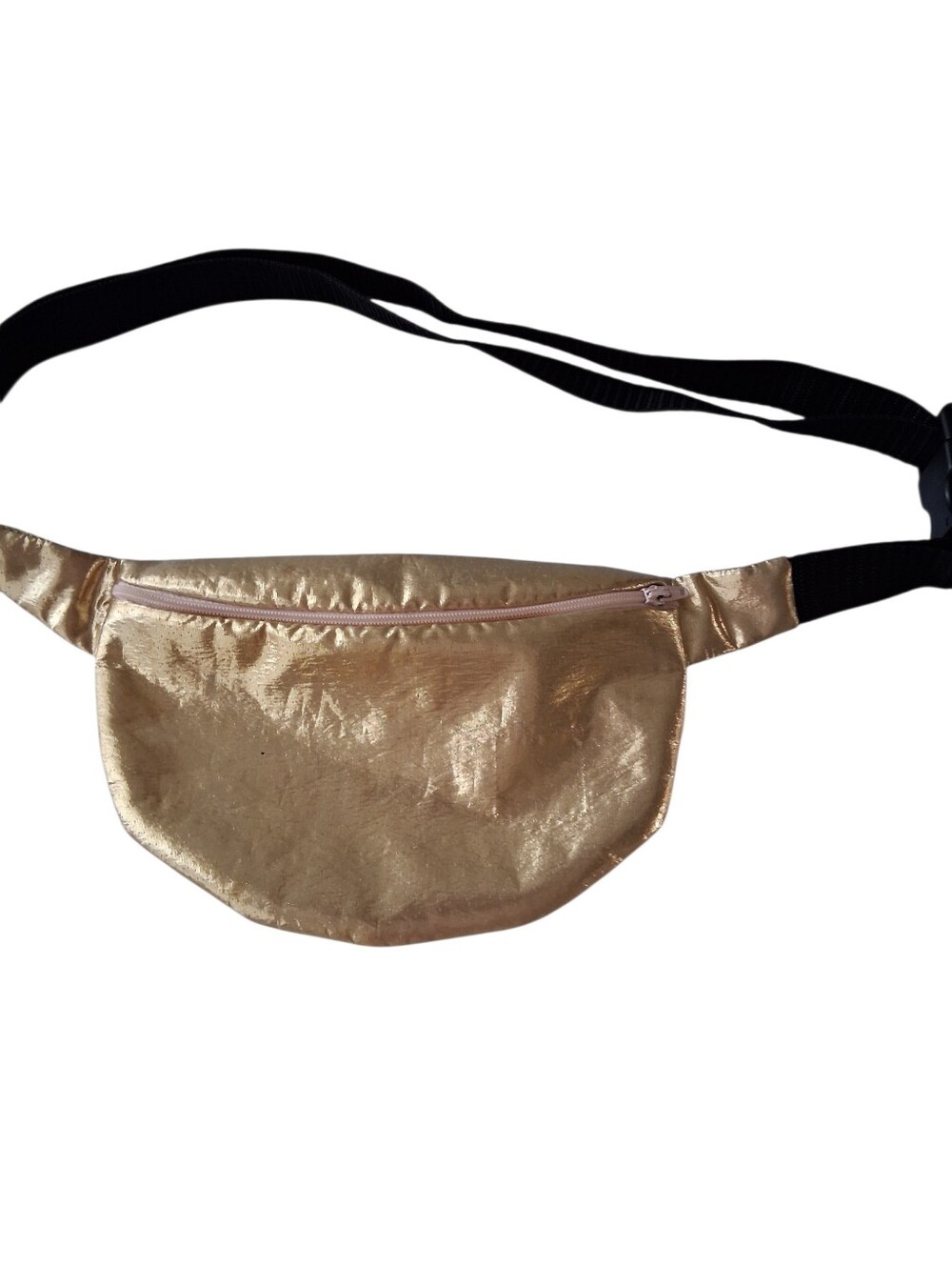 Gold Metallic Belt Bag - Unbranded